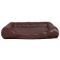 vidaXL Hundebett Braun 105x80x25 cm Kunstleder vidaXL Hundebett Braun 105x80x25 cm Kunstleder
