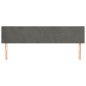 Kopfteile 2 Stk. Dunkelgrau 80x5x78/88 cm Samt Kopfteile 2 Stk. Dunkelgrau 80x5x78/88 cm Samt