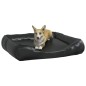 vidaXL Hundebett Schwarz 105x80x25 cm Kunstleder vidaXL Hundebett Schwarz 105x80x25 cm Kunstleder