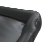 vidaXL Hundebett Schwarz 105x80x25 cm Kunstleder vidaXL Hundebett Schwarz 105x80x25 cm Kunstleder