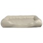 vidaXL Hundebett Beige 80x68x23 cm Kunstleder vidaXL Hundebett Beige 80x68x23 cm Kunstleder