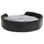 vidaXL Hundebett Schwarz-Grau 99x89x21 cm Plüsch und Kunstleder vidaXL Hundebett Schwarz-Grau 99x89x21 cm Plüsch und Kunstleder