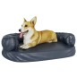 vidaXL Hundebett Ergonomisch Schaumstoff Dunkelblau 88x65cm Kunstleder vidaXL Hundebett Ergonomisch Schaumstoff Dunkelblau 88x65cm Kunstleder