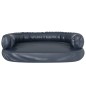 vidaXL Hundebett Ergonomisch Schaumstoff Dunkelblau 88x65cm Kunstleder vidaXL Hundebett Ergonomisch Schaumstoff Dunkelblau 88x65cm Kunstleder