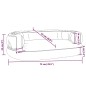 vidaXL Hundebett Ergonomisch Schaumstoff Grau 75x53 cm Kunstleder vidaXL Hundebett Ergonomisch Schaumstoff Grau 75x53 cm Kunstleder