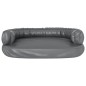 vidaXL Hundebett Ergonomisch Schaumstoff Grau 88x65 cm Kunstleder vidaXL Hundebett Ergonomisch Schaumstoff Grau 88x65 cm Kunstleder