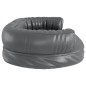 vidaXL Hundebett Ergonomisch Schaumstoff Grau 88x65 cm Kunstleder vidaXL Hundebett Ergonomisch Schaumstoff Grau 88x65 cm Kunstleder