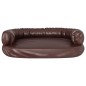 vidaXL Hundebett Ergonomisch Schaumstoff Braun 75x53 cm Kunstleder vidaXL Hundebett Ergonomisch Schaumstoff Braun 75x53 cm Kunstleder