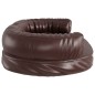 vidaXL Hundebett Ergonomisch Schaumstoff Braun 75x53 cm Kunstleder vidaXL Hundebett Ergonomisch Schaumstoff Braun 75x53 cm Kunstleder
