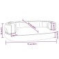 vidaXL Hundebett Ergonomisch Schaumstoff Braun 75x53 cm Kunstleder vidaXL Hundebett Ergonomisch Schaumstoff Braun 75x53 cm Kunstleder