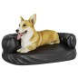 vidaXL Hundebett Ergonomisch Schaumstoff Schwarz 60x42 cm Kunstleder vidaXL Hundebett Ergonomisch Schaumstoff Schwarz 60x42 cm Kunstleder