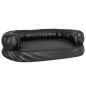 vidaXL Hundebett Ergonomisch Schaumstoff Schwarz 75x53 cm Kunstleder vidaXL Hundebett Ergonomisch Schaumstoff Schwarz 75x53 cm Kunstleder