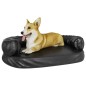 vidaXL Hundebett Ergonomisch Schaumstoff Schwarz 88x65 cm Kunstleder vidaXL Hundebett Ergonomisch Schaumstoff Schwarz 88x65 cm Kunstleder