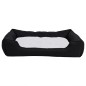 vidaXL Hundebett Schwarz-Weiß 85,5x70x23 cm Fleece Leinenoptik vidaXL Hundebett Schwarz-Weiß 85,5x70x23 cm Fleece Leinenoptik