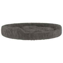 vidaXL Hundebett Dunkelgrau 70x55x23 cm Plüsch