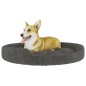 vidaXL Hundebett Dunkelgrau 90x70x23 cm Plüsch vidaXL Hundebett Dunkelgrau 90x70x23 cm Plüsch