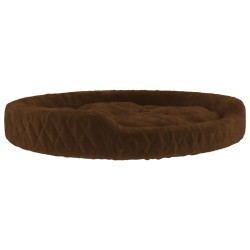 vidaXL Hundebett Braun 110x90x23 cm Plüsch
