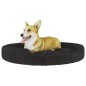 vidaXL Hundebett Schwarz 70x55x23 cm Plüsch vidaXL Hundebett Schwarz 70x55x23 cm Plüsch