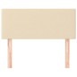 Kopfteil Creme 90x5x78/88 cm Stoff Kopfteil Creme 90x5x78/88 cm Stoff