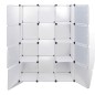 vidaXL Modularer Schrank mit 9 Fächern 37×115×150 cm Weiß vidaXL Modularer Schrank mit 9 Fächern 37×115×150 cm Weiß