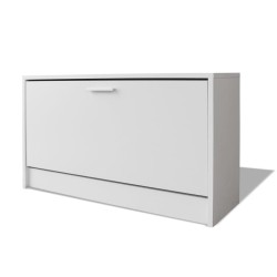 vidaXL Schuhbank Weiß 80x24x45 cm