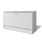 vidaXL Schuhbank Weiß 80x24x45 cm vidaXL Schuhbank Weiß 80x24x45 cm