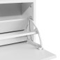 vidaXL Schuhbank Weiß 80x24x45 cm vidaXL Schuhbank Weiß 80x24x45 cm