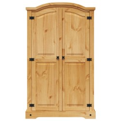vidaXL Kleiderschrank Mexiko-Stil Kiefernholz 2 Türen