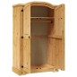 vidaXL Kleiderschrank Mexiko-Stil Kiefernholz 2 Türen vidaXL Kleiderschrank Mexiko-Stil Kiefernholz 2 Türen