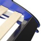 vidaXL Kinderbett mit LED im Rennwagen-Design 90 x 200 cm Blau vidaXL Kinderbett mit LED im Rennwagen-Design 90 x 200 cm Blau