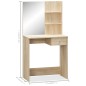 vidaXL Schminktisch Holzwerkstoff 75x40x141 cm Eiche vidaXL Schminktisch Holzwerkstoff 75x40x141 cm Eiche