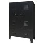 vidaXL Kleiderschrank Metall Industrie-Stil 67 x 35 x 107 cm Schwarz vidaXL Kleiderschrank Metall Industrie-Stil 67 x 35 x 107 cm Schwarz