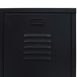 vidaXL Kleiderschrank Metall Industrie-Stil 67 x 35 x 107 cm Schwarz vidaXL Kleiderschrank Metall Industrie-Stil 67 x 35 x 107 cm Schwarz
