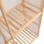 vidaXL Kleiderschrank mit 3 Ebenen 110 x 40 x 170 cm vidaXL Kleiderschrank mit 3 Ebenen 110 x 40 x 170 cm