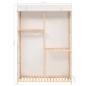 vidaXL Kleiderschrank mit 3 Ebenen 110 x 40 x 170 cm vidaXL Kleiderschrank mit 3 Ebenen 110 x 40 x 170 cm