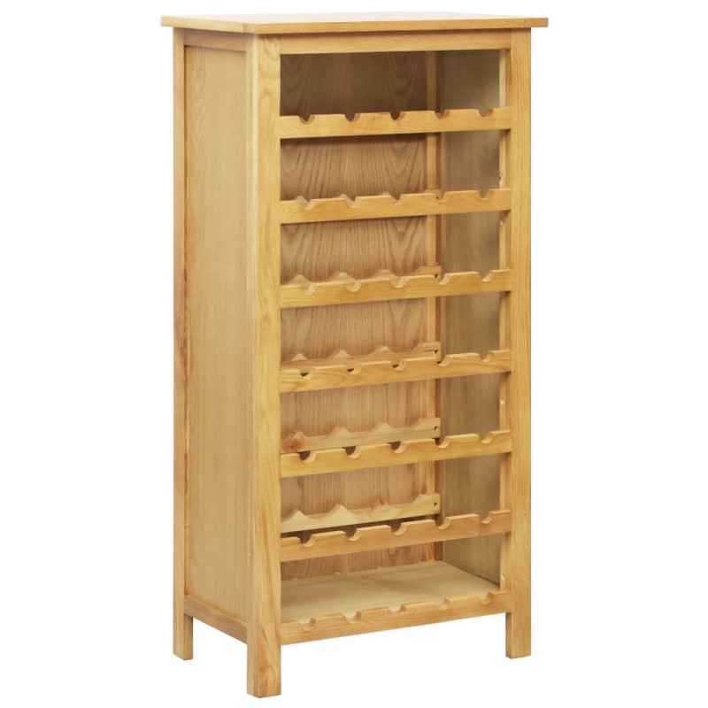 vidaXL Weinschrank 56 x 32 x 110 cm Massivholz Eiche vidaXL Weinschrank 56 x 32 x 110 cm Massivholz Eiche