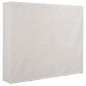 vidaXL Kleiderschrank Weiß 200 x 40 x 170 cm Stoff vidaXL Kleiderschrank Weiß 200 x 40 x 170 cm Stoff