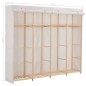 vidaXL Kleiderschrank Weiß 200 x 40 x 170 cm Stoff vidaXL Kleiderschrank Weiß 200 x 40 x 170 cm Stoff