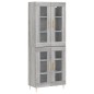Highboard Grau Sonoma 69,5x34x180 cm Holzwerkstoff Highboard Grau Sonoma 69,5x34x180 cm Holzwerkstoff