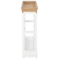 vidaXL Weinschrank Weiß 70 x 22,5 x 70,5 cm MDF vidaXL Weinschrank Weiß 70 x 22,5 x 70,5 cm MDF