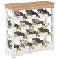 vidaXL Weinschrank Weiß 70 x 22,5 x 70,5 cm MDF vidaXL Weinschrank Weiß 70 x 22,5 x 70,5 cm MDF