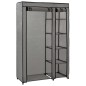 vidaXL Faltschrank Grau 110x45x175 cm Stoff vidaXL Faltschrank Grau 110x45x175 cm Stoff