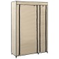 vidaXL Faltschränke 2 Stk. Creme 110x45x175 cm Stoff vidaXL Faltschränke 2 Stk. Creme 110x45x175 cm Stoff
