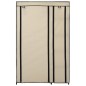 vidaXL Faltschränke 2 Stk. Creme 110x45x175 cm Stoff vidaXL Faltschränke 2 Stk. Creme 110x45x175 cm Stoff