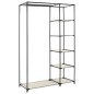 vidaXL Faltschränke 2 Stk. Creme 110x45x175 cm Stoff vidaXL Faltschränke 2 Stk. Creme 110x45x175 cm Stoff