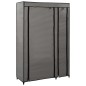 vidaXL Faltschränke 2 Stk. Grau 110x45x175 cm Stoff vidaXL Faltschränke 2 Stk. Grau 110x45x175 cm Stoff