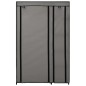 vidaXL Faltschränke 2 Stk. Grau 110x45x175 cm Stoff vidaXL Faltschränke 2 Stk. Grau 110x45x175 cm Stoff