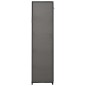 vidaXL Faltschränke 2 Stk. Grau 110x45x175 cm Stoff vidaXL Faltschränke 2 Stk. Grau 110x45x175 cm Stoff