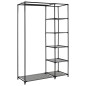 vidaXL Faltschränke 2 Stk. Grau 110x45x175 cm Stoff vidaXL Faltschränke 2 Stk. Grau 110x45x175 cm Stoff