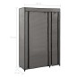 vidaXL Faltschränke 2 Stk. Grau 110x45x175 cm Stoff vidaXL Faltschränke 2 Stk. Grau 110x45x175 cm Stoff